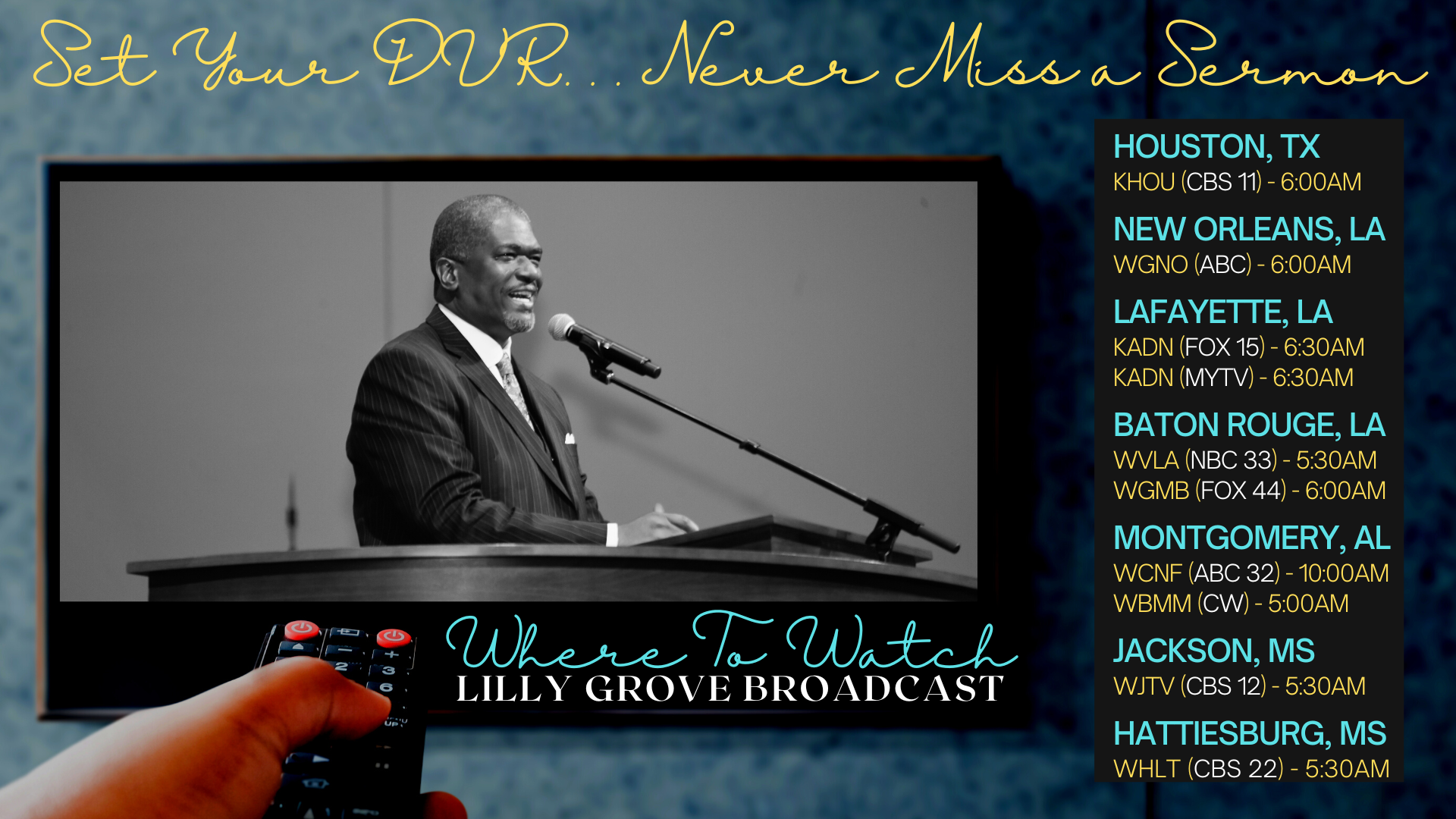 Sermon Media Lilly Grove Missionary Baptist Church Houston, TX